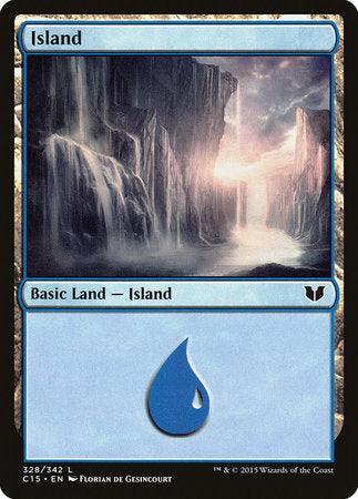 Island (328) [Commander 2015] | Good Games Cannington