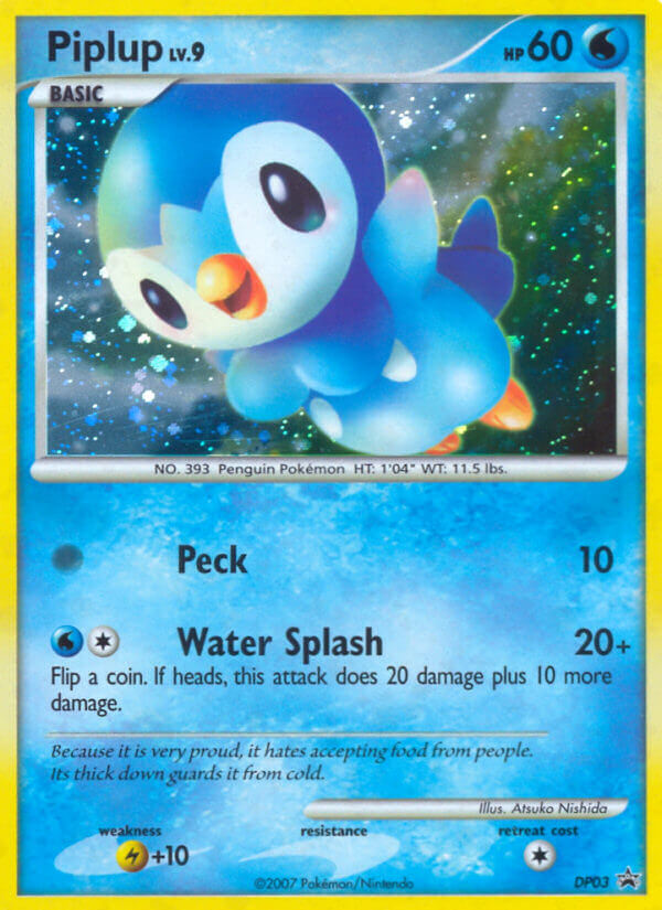 Piplup (DP03) [Diamond & Pearl: Black Star Promos] | Good Games Cannington