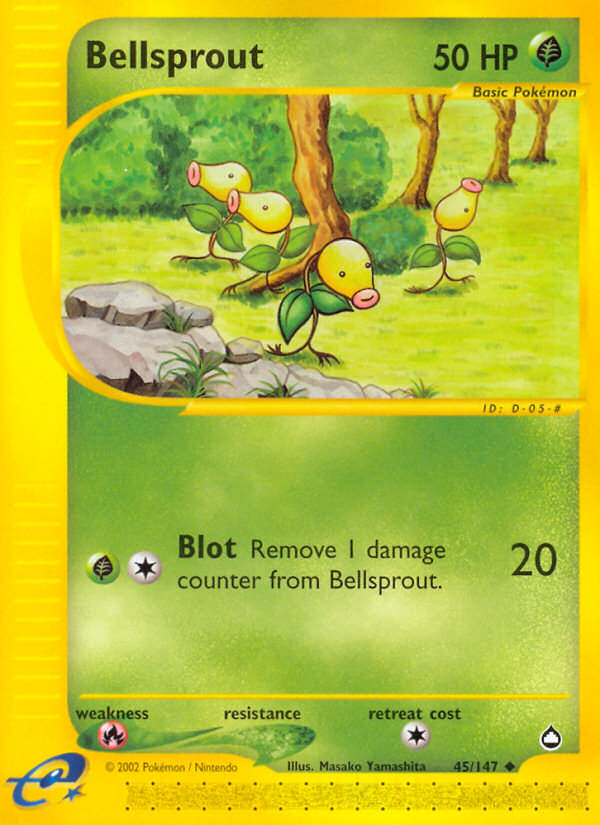 Bellsprout (45/147) [Aquapolis] | Good Games Cannington