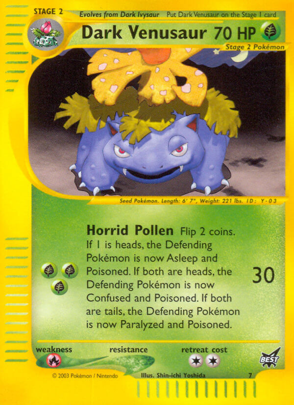 Dark Venusaur (7) [Best of Promos] | Good Games Cannington