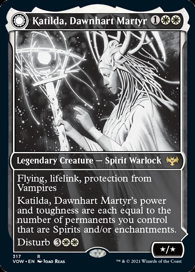 Katilda, Dawnhart Martyr // Katilda's Rising Dawn (Showcase Eternal Night) [Innistrad: Crimson Vow] | Good Games Cannington