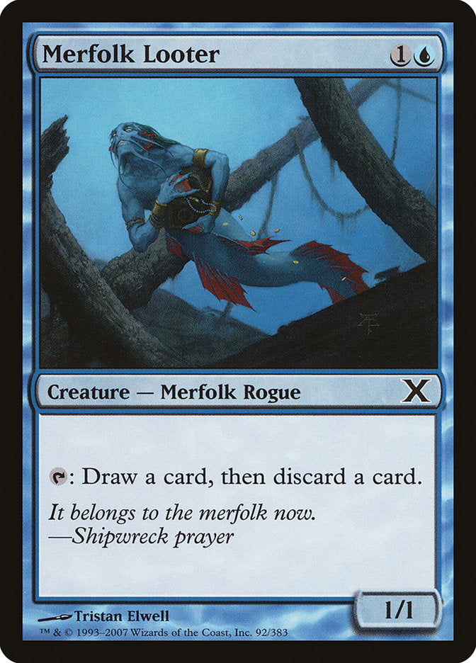 Merfolk Looter [Tenth Edition] | Good Games Cannington