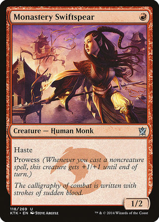 Monastery Swiftspear [Khans of Tarkir] | Good Games Cannington