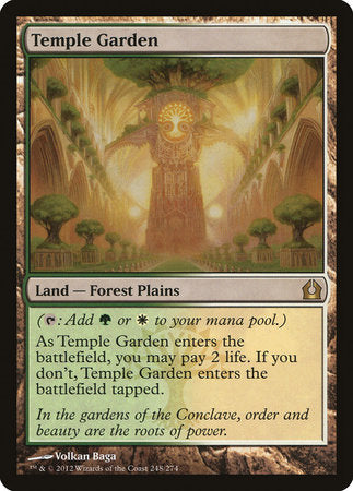 Temple Garden [Return to Ravnica] | Good Games Cannington