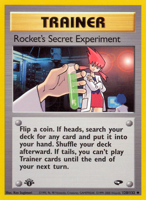 Rocket's Secret Experiment (120/132) [Gym Challenge 1st Edition] | Good Games Cannington
