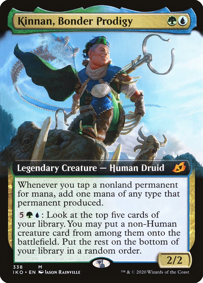 Kinnan, Bonder Prodigy (Extended Art) [Ikoria: Lair of Behemoths] | Good Games Cannington
