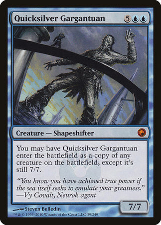 Quicksilver Gargantuan [Scars of Mirrodin] | Good Games Cannington