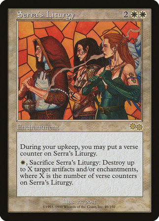 Serra's Liturgy [Urza's Saga] | Good Games Cannington
