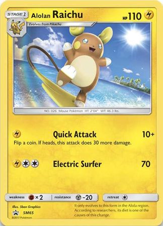 Alolan Raichu (SM65) (Jumbo Card) [Sun & Moon: Black Star Promos] | Good Games Cannington