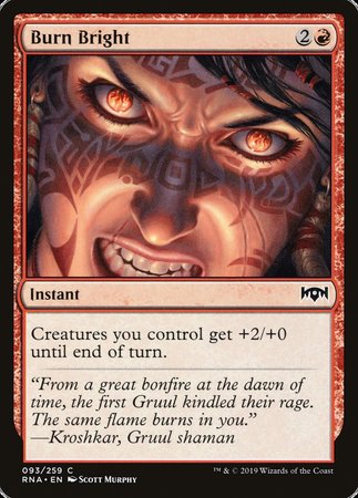 Burn Bright [Ravnica Allegiance] | Good Games Cannington
