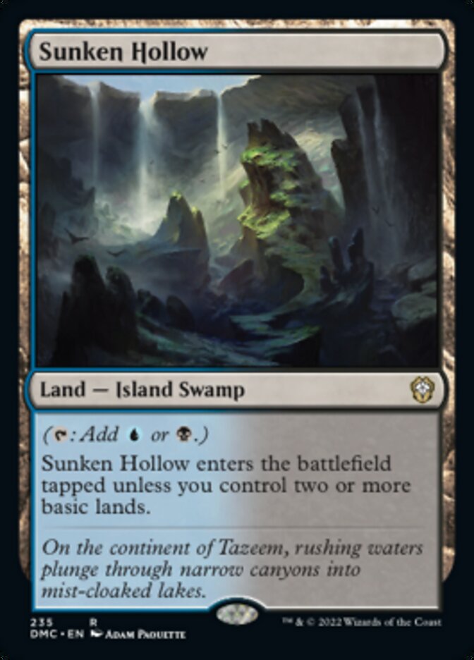 Sunken Hollow [Dominaria United Commander] | Good Games Cannington