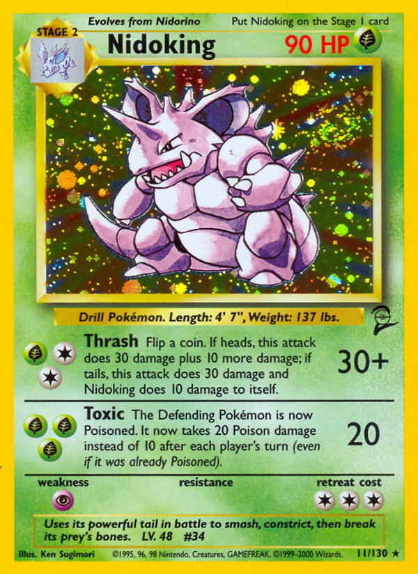 Nidoking (11/130) [Base Set 2] | Good Games Cannington