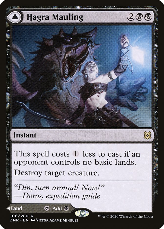 Hagra Mauling // Hagra Broodpit [Zendikar Rising] | Good Games Cannington
