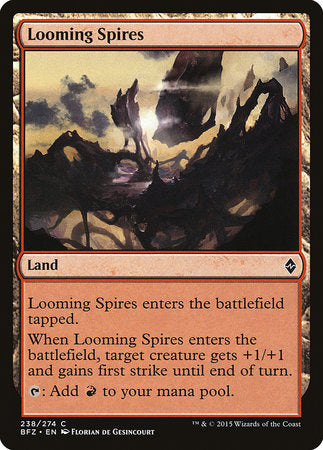Looming Spires [Battle for Zendikar] | Good Games Cannington