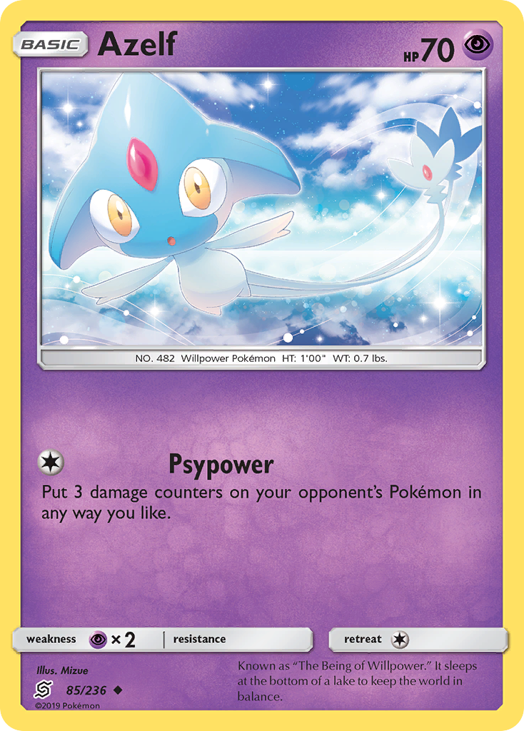 Azelf (85/236) [Sun & Moon: Unified Minds] | Good Games Cannington