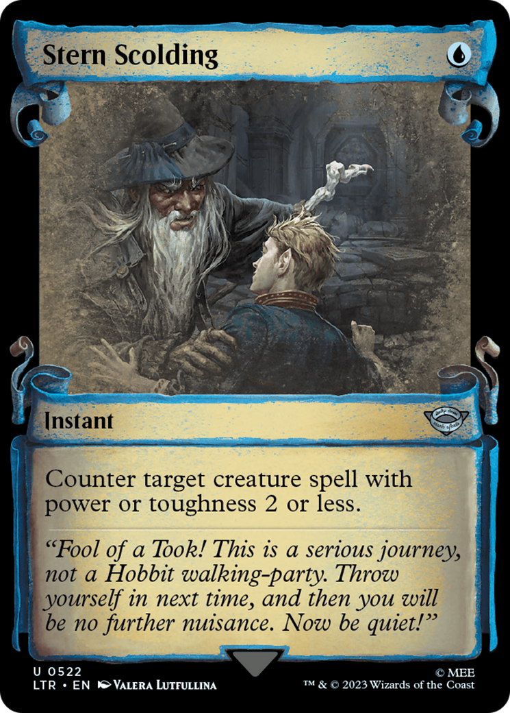 Stern Scolding [The Lord of the Rings: Tales of Middle-Earth Showcase Scrolls] | Good Games Cannington