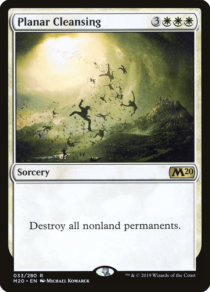 Planar Cleansing [Core Set 2020] | Good Games Cannington