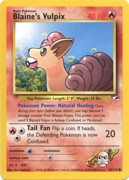 Blaine's Vulpix (65/132) [Gym Heroes Unlimited] | Good Games Cannington