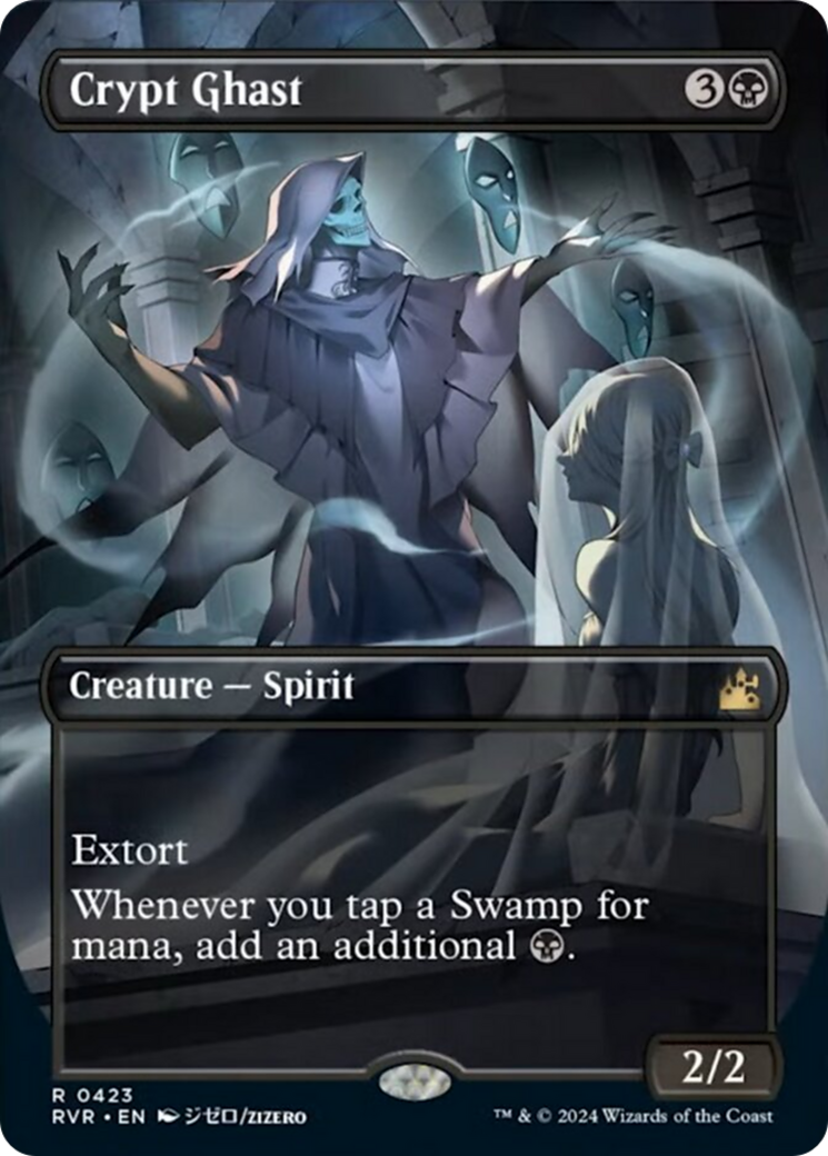 Crypt Ghast (Anime Borderless) [Ravnica Remastered] | Good Games Cannington