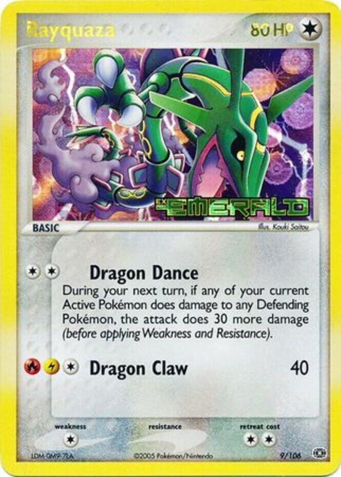 Rayquaza (9/106) (Stamped) [EX: Emerald] | Good Games Cannington