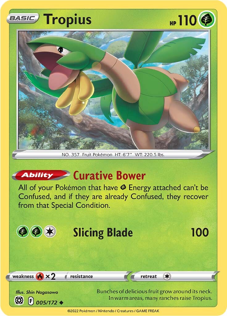 Tropius (005/172) [Sword & Shield: Brilliant Stars] | Good Games Cannington