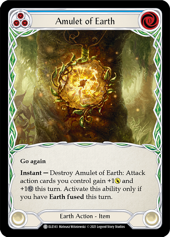 Amulet of Earth [ELE143] (Tales of Aria)  1st Edition Normal | Good Games Cannington