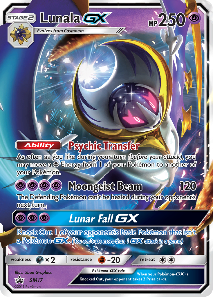 Lunala GX (SM17) [Sun & Moon: Black Star Promos] | Good Games Cannington
