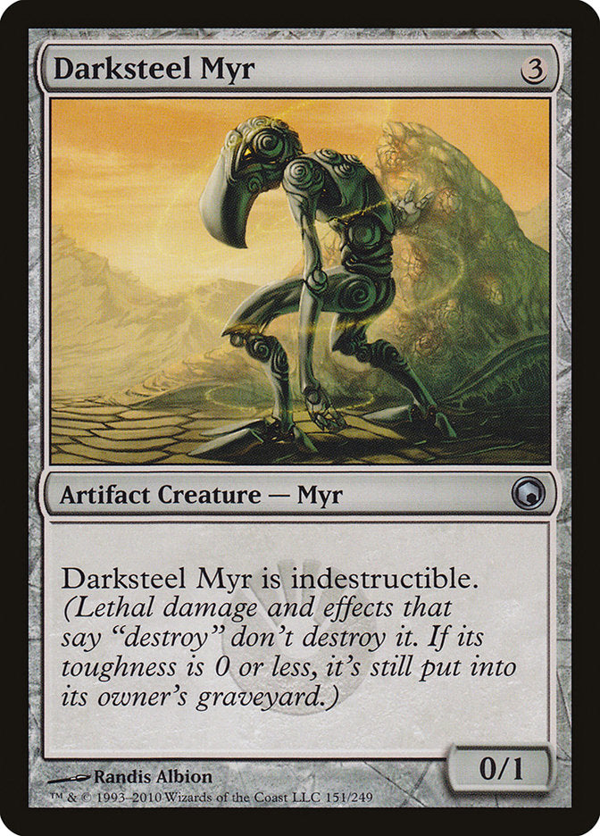 Darksteel Myr [Scars of Mirrodin] | Good Games Cannington