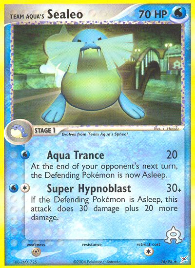Team Aqua's Sealeo (16/95) [EX: Team Magma vs Team Aqua] | Good Games Cannington