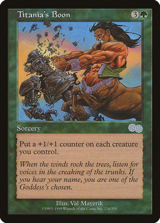 Titania's Boon [Urza's Saga] | Good Games Cannington