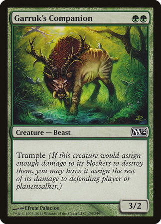 Garruk's Companion [Magic 2012] | Good Games Cannington