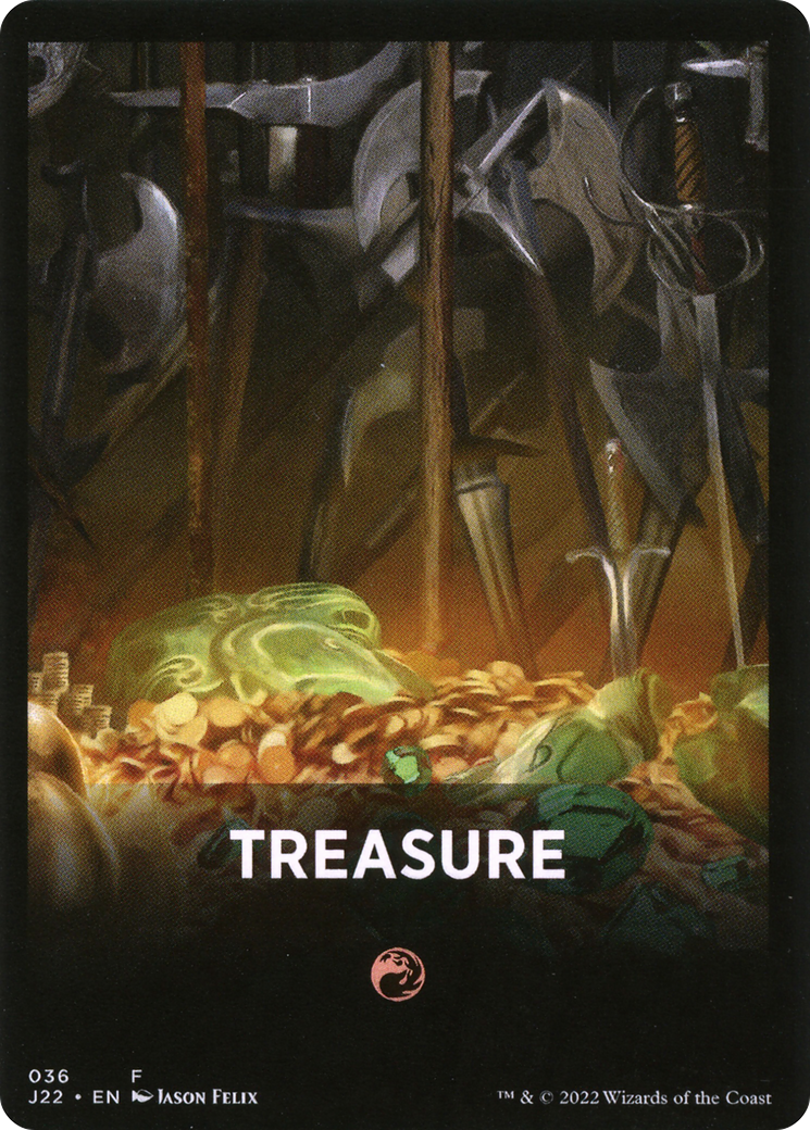 Treasure Theme Card [Jumpstart 2022 Front Cards] | Good Games Cannington