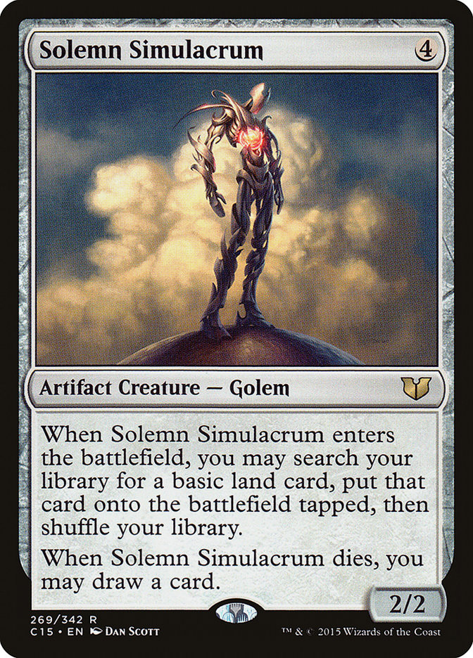 Solemn Simulacrum [Commander 2015] | Good Games Cannington