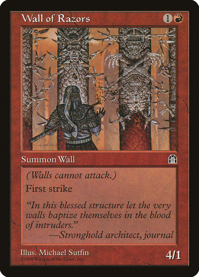 Wall of Razors [Stronghold] | Good Games Cannington