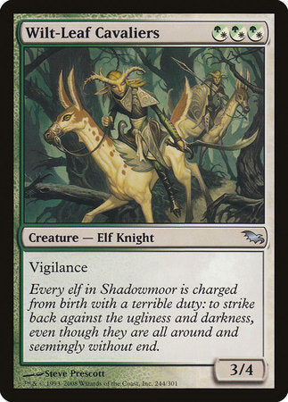 Wilt-Leaf Cavaliers [Shadowmoor] | Good Games Cannington