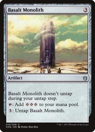 Basalt Monolith [Commander Anthology] | Good Games Cannington