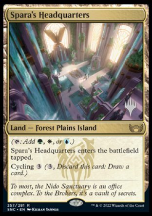 Spara's Headquarters (Promo Pack) [Streets of New Capenna Promos] | Good Games Cannington