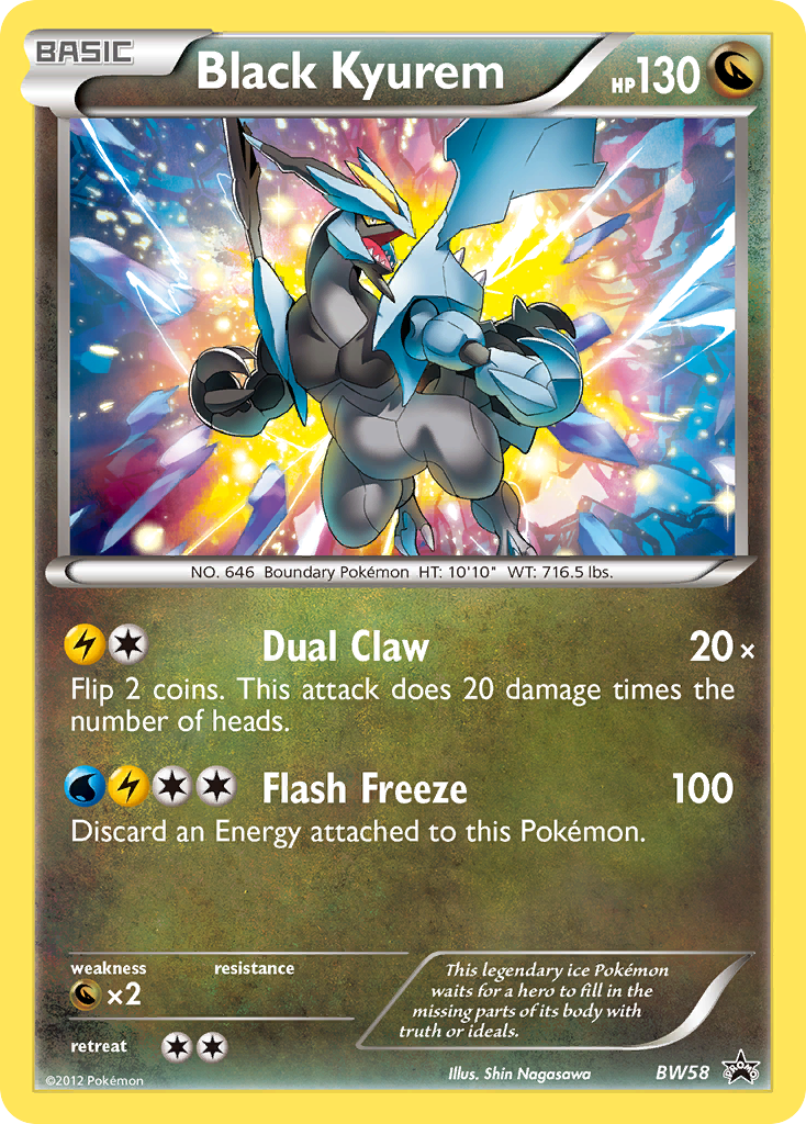 Black Kyurem (BW58) [Black & White: Black Star Promos] | Good Games Cannington