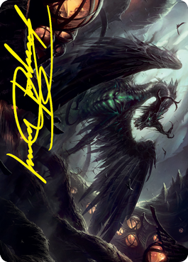 Beledros Witherbloom Art Card (Gold-Stamped Signature) [Strixhaven: School of Mages Art Series] | Good Games Cannington