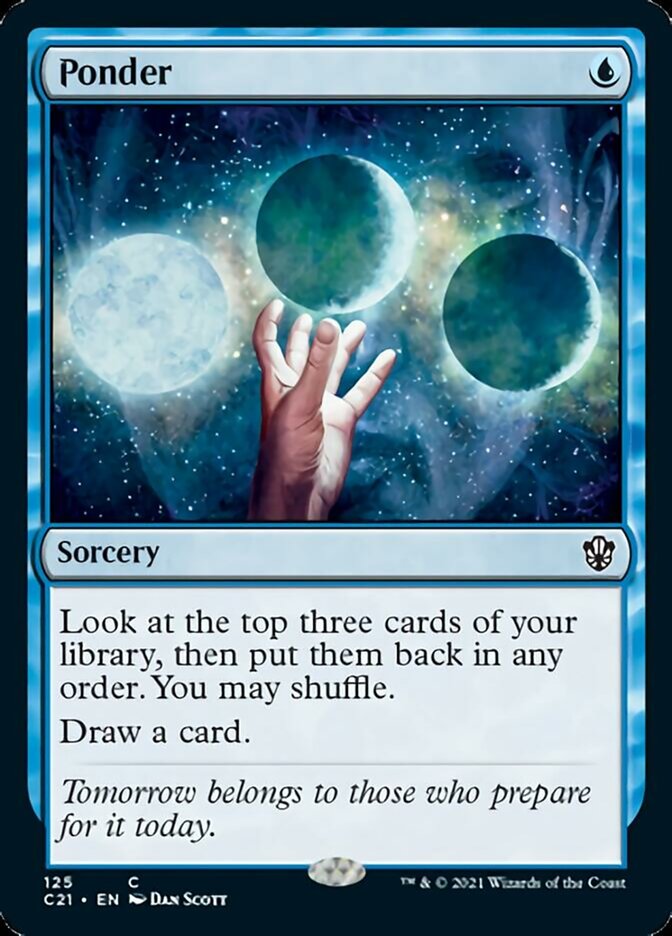 Ponder [Commander 2021] | Good Games Cannington