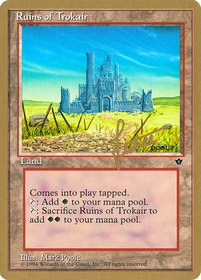 Ruins of Trokair (Bertrand Lestree) [Pro Tour Collector Set] | Good Games Cannington