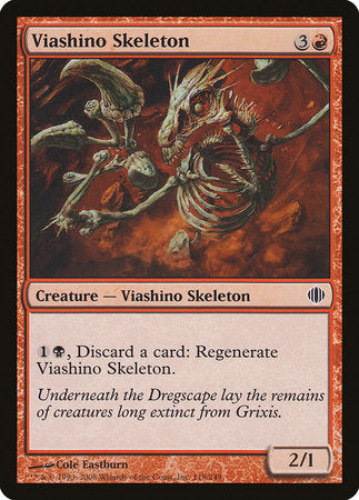 Viashino Skeleton [Shards of Alara] | Good Games Cannington