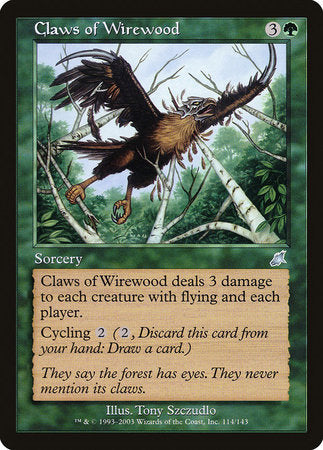 Claws of Wirewood [Scourge] | Good Games Cannington