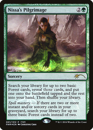 Nissa's Pilgrimage [Friday Night Magic 2016] | Good Games Cannington
