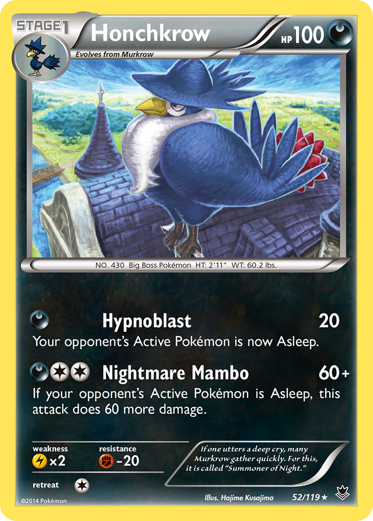 Honchkrow (52/119) [XY: Phantom Forces] | Good Games Cannington