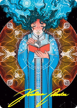 Memory Lapse Art Card (Gold-Stamped Signature) [Strixhaven: School of Mages Art Series] | Good Games Cannington