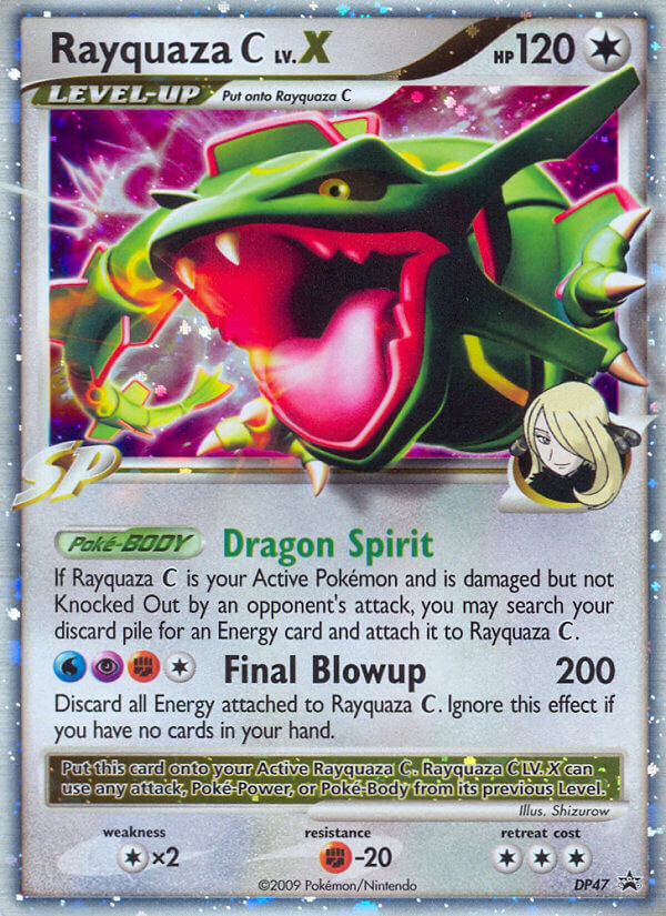 Rayquaza C LV.X (DP47) [Diamond & Pearl: Black Star Promos] | Good Games Cannington