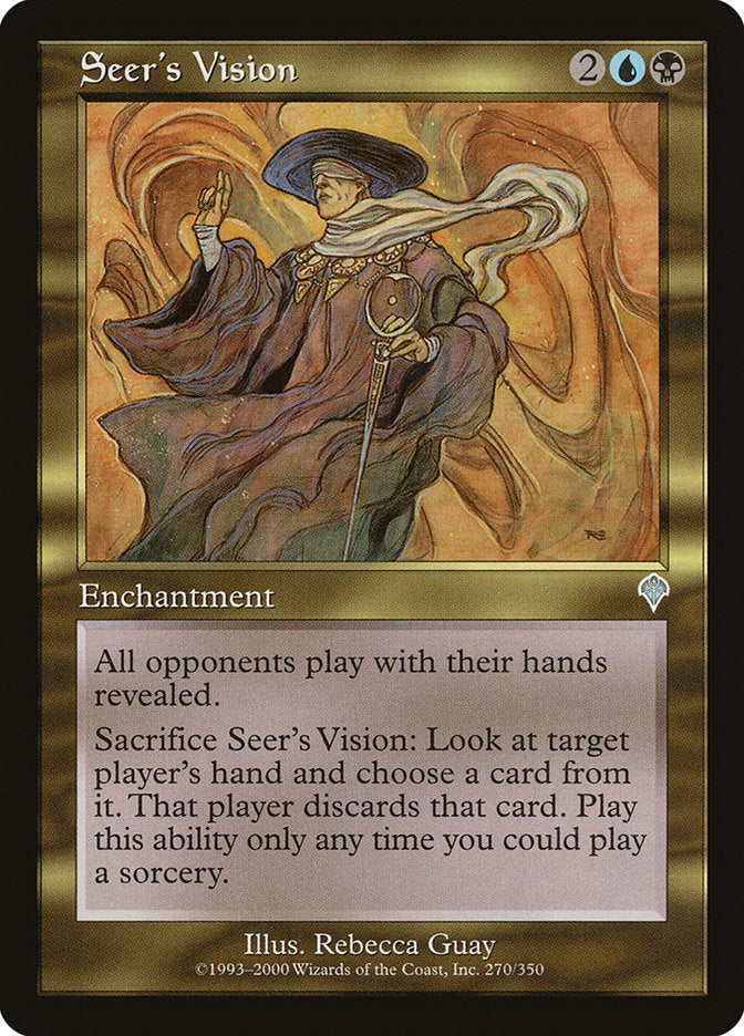 Seer's Vision [Invasion] | Good Games Cannington
