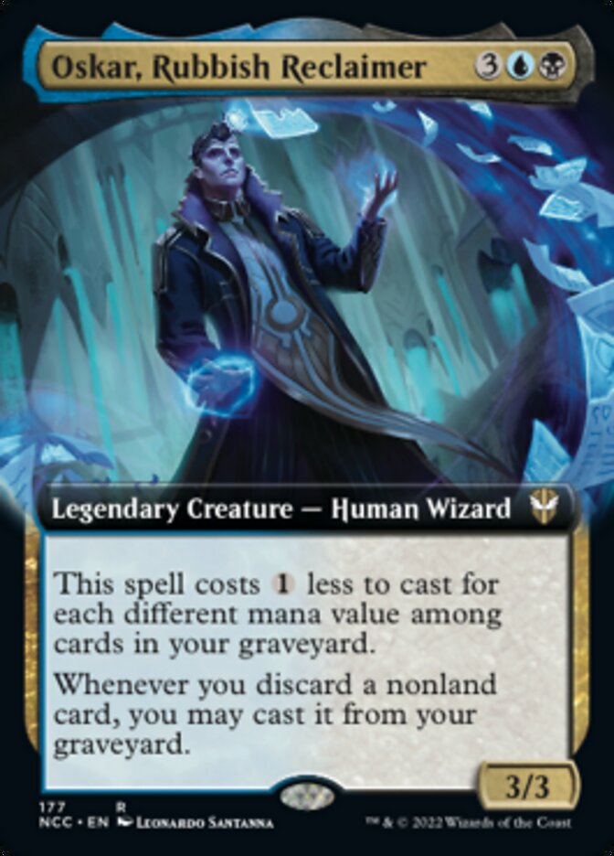 Oskar, Rubbish Reclaimer (Extended Art) [Streets of New Capenna Commander] | Good Games Cannington