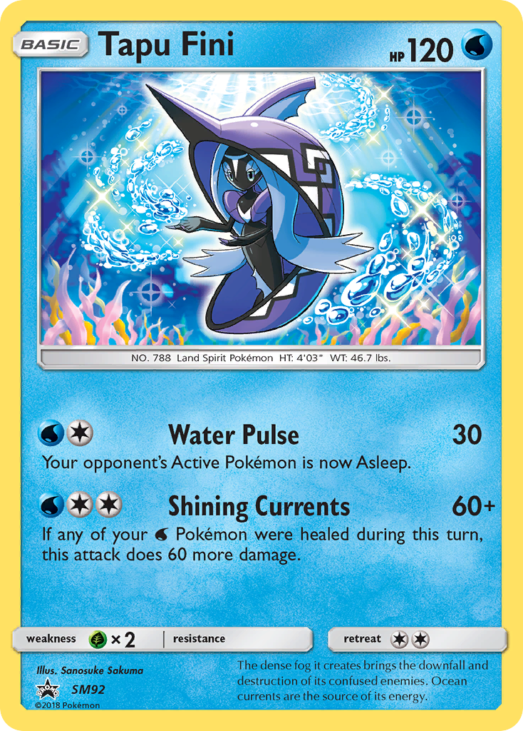 Tapu Fini (SM92) [Sun & Moon: Black Star Promos] | Good Games Cannington